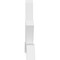 Ekena Millwork Vanguard Architectural Grade PVC Gable Bracket, 72"W x 30"H x 4"D x 4"F, 10/12 Pitch GBP072X30X0404VAN00 - alternate 5